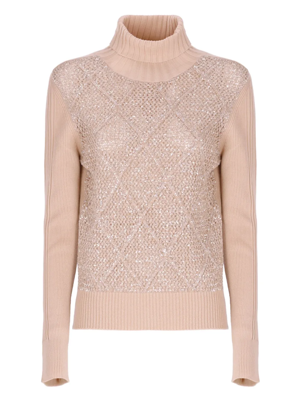 Украшенный свитер с высоким воротом D.Exterior, розовый
Украшенный свитер с высоким воротом D.Exterior, розовый