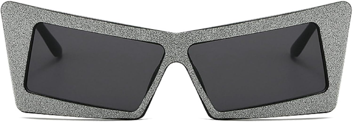 Модные солнцезащитные очки «кошачий глаз» большого размера для женщин, роскошные квадратные солнцезащитные очки с блестками, сверкающая оправа, дизайнерские очки для бала и вечеринки mincl, Black
Модные солнцезащитные очки «кошачий глаз» большого размера для женщин, роскошные квадратные солнцезащитные очки с блестками, сверкающая оправа, дизайнерские очки для бала и вечеринки mincl, Black