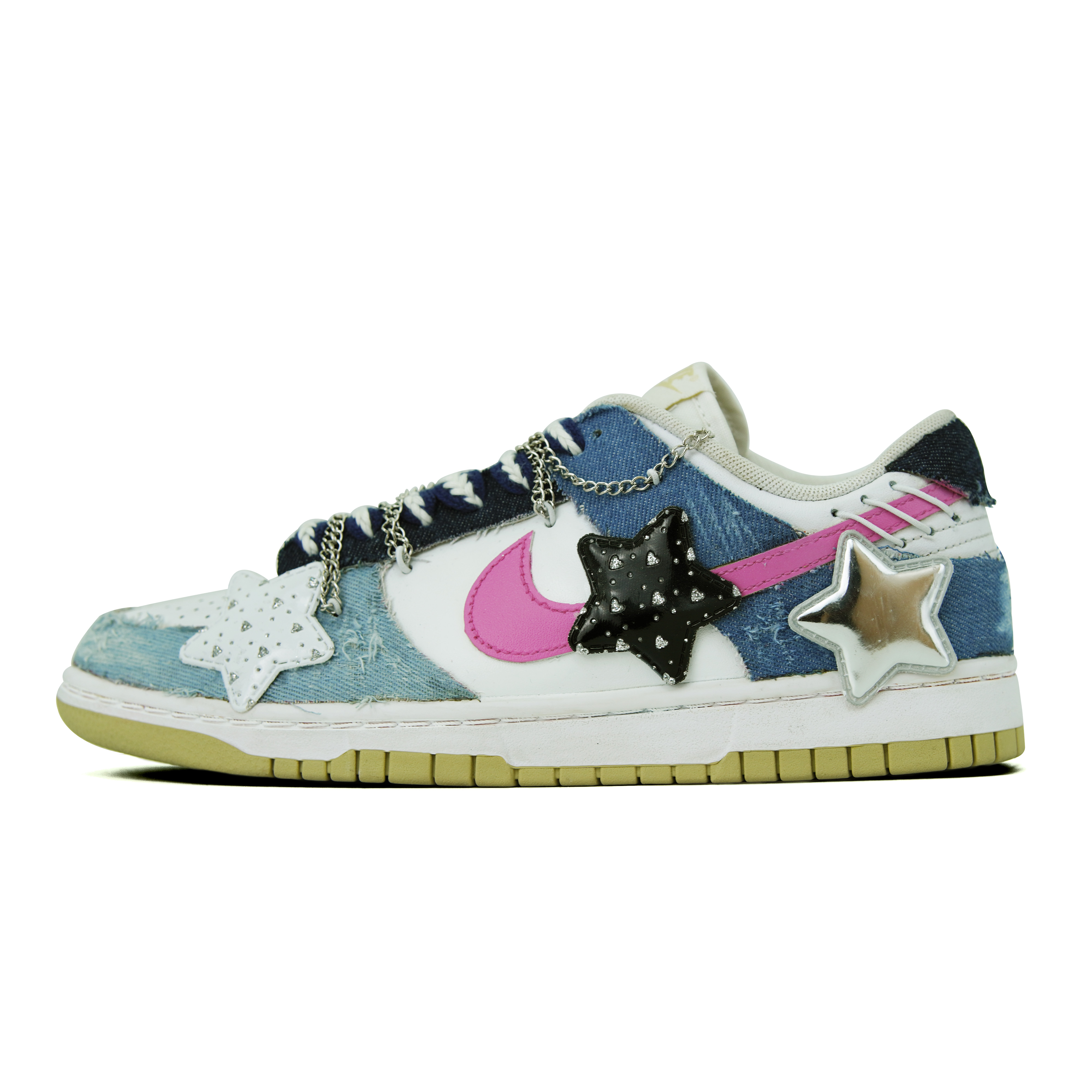 Nike Dunk Denim - очень популярный бренд. Низкие, износостойкие, нескользящие, мужские, сине-розовые, скейтбордные кроссовки
Nike Dunk Denim - очень популярный бренд. Низкие, износостойкие, нескользящие, мужские, сине-розовые, скейтбордные кроссовки