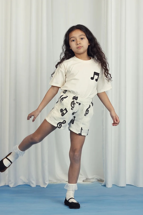 Хлопковые детские шорты Note Mini Rodini, белый
Хлопковые детские шорты Note Mini Rodini, белый