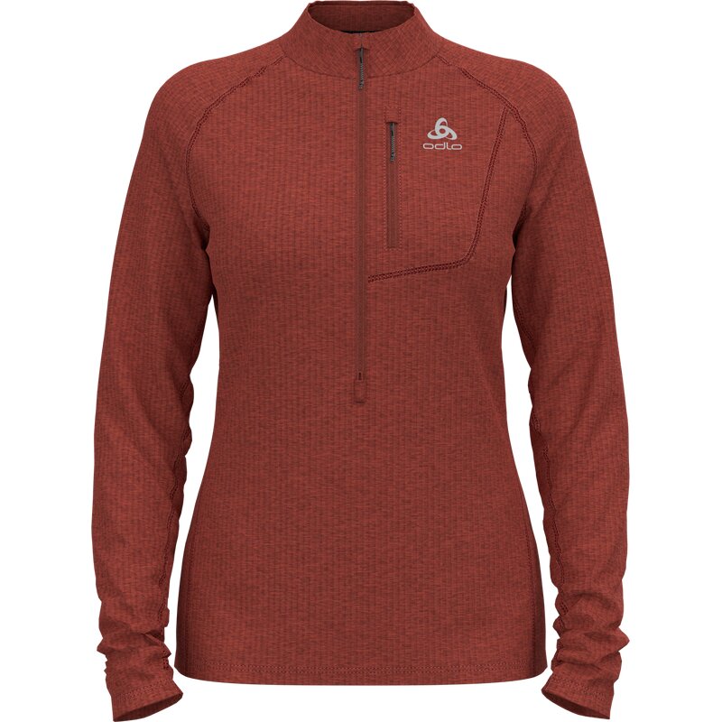 Водолазка среднего слоя с застежкой-молнией на 1/2 дюйма Odlo, цвет spiced apple melange
Водолазка среднего слоя с застежкой-молнией на 1/2 дюйма Odlo, цвет spiced apple melange