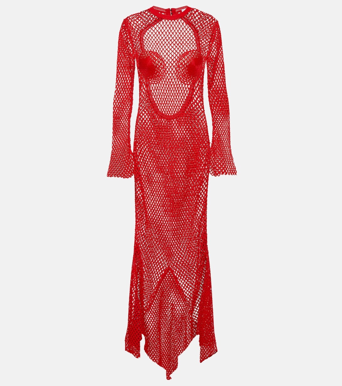 Сетчатое платье макси FERRAGAMO, красный
Сетчатое платье макси FERRAGAMO, красный