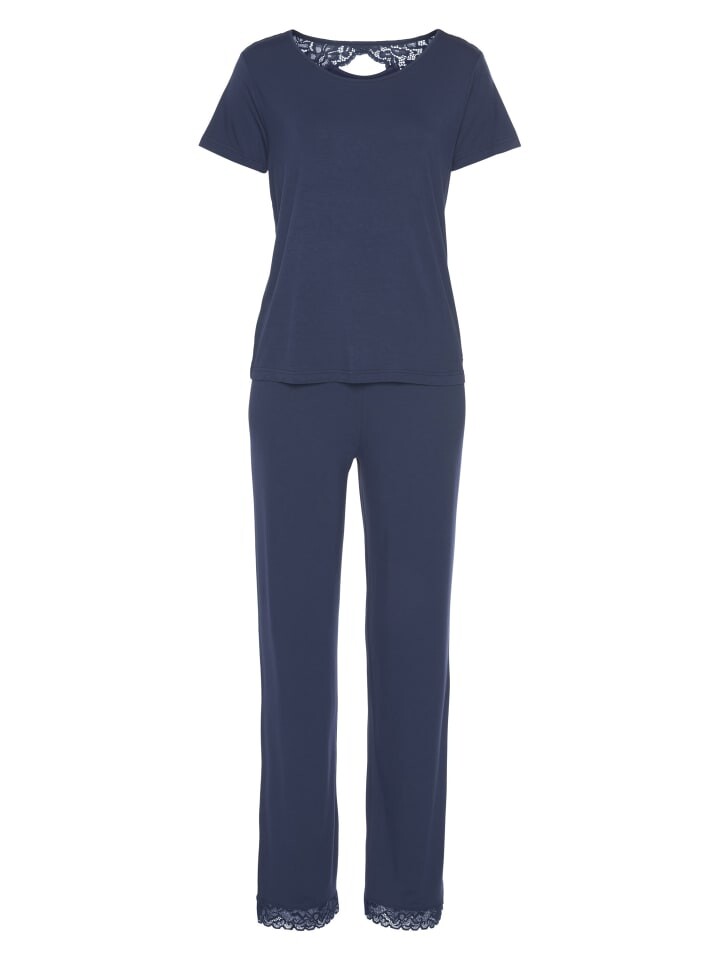 Пижама LASCANA, темно-синий
Пижама LASCANA, темно-синий