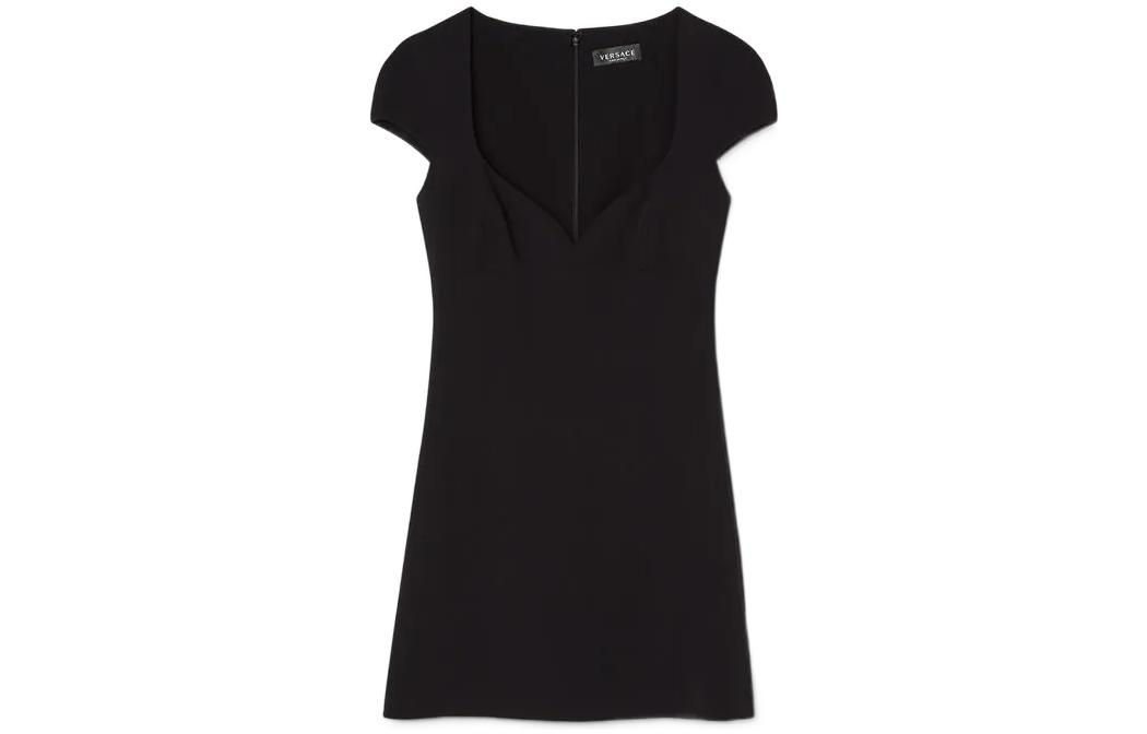 Мини-платье с V-образным вырезом VERSACE JEANS COUTURE, черный
Мини-платье с V-образным вырезом VERSACE JEANS COUTURE, черный