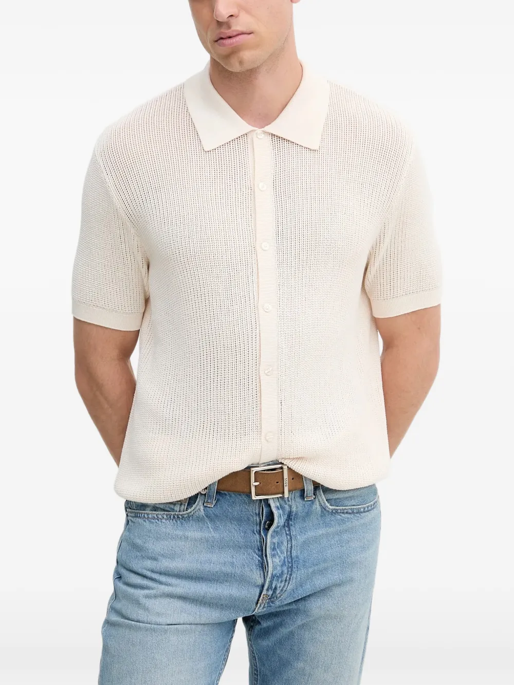 Рубашка на пуговицах Guess Usa, бежевый
Рубашка на пуговицах Guess Usa, бежевый