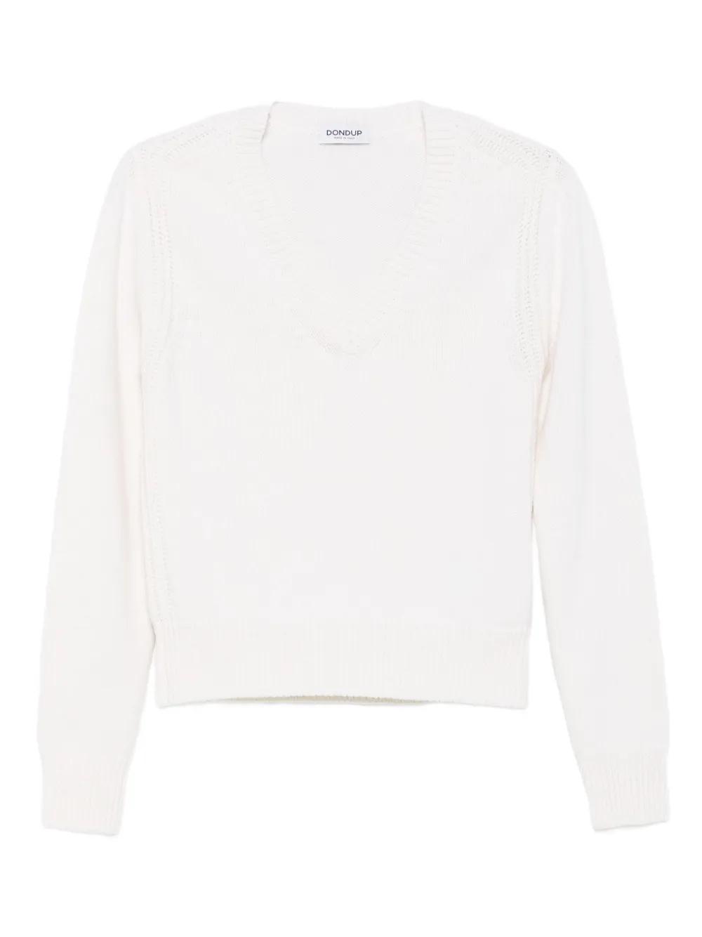 Свитер с V-образным вырезом DONDUP, белый
Свитер с V-образным вырезом DONDUP, белый
