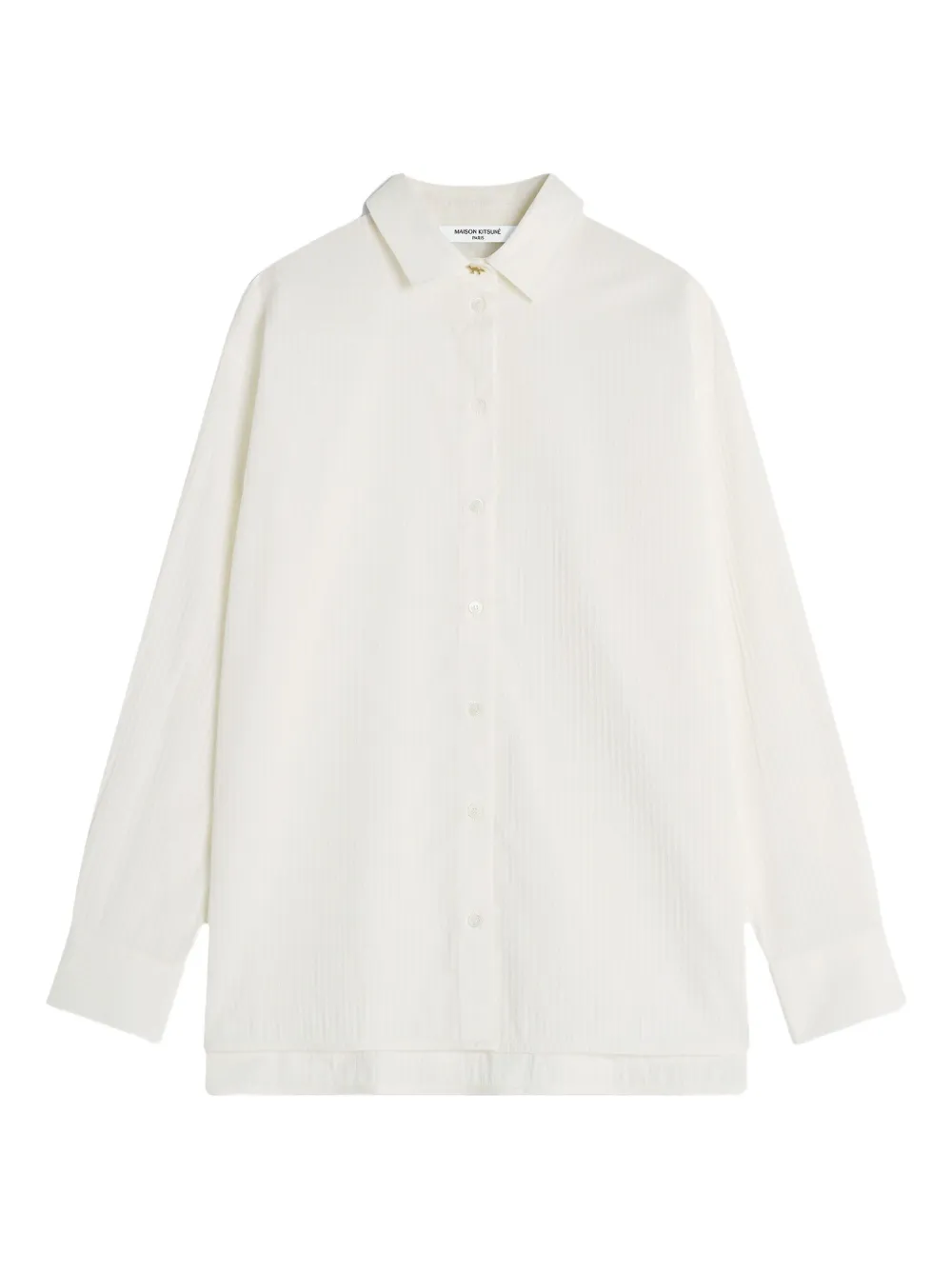 Рубашка в полоску Maison Kitsuné, белый
Рубашка в полоску Maison Kitsuné, белый
