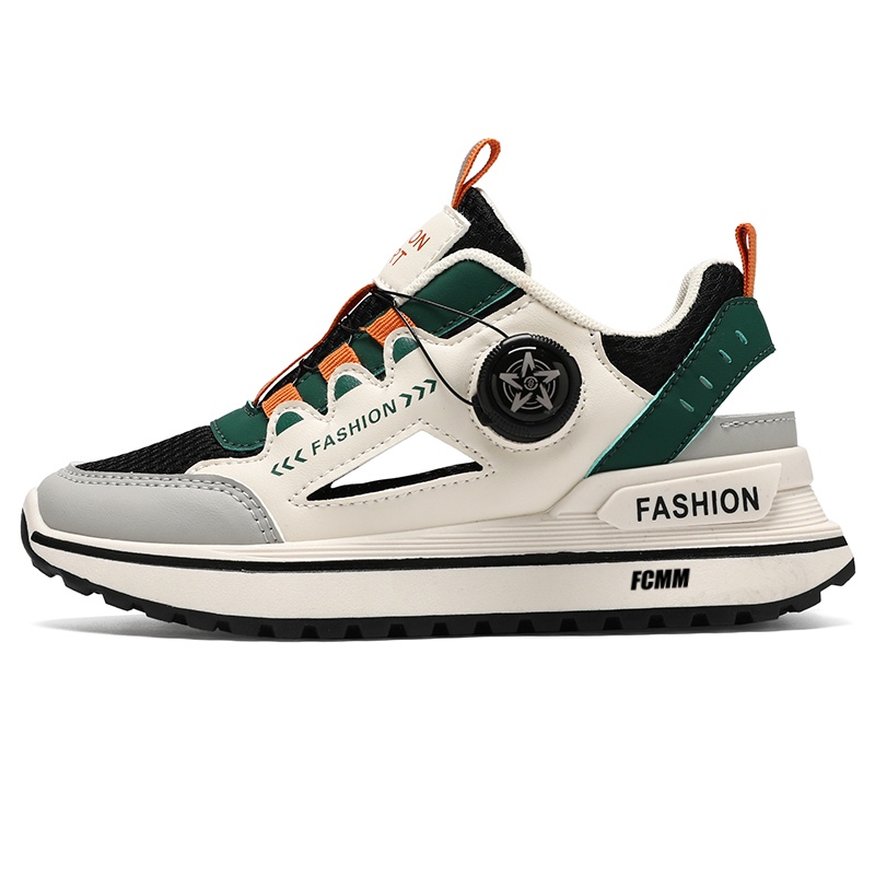 Нескользящая и дышащая детская обувь для повседневной носки FCMM, бежевый/зеленый
Нескользящая и дышащая детская обувь для повседневной носки FCMM, бежевый/зеленый