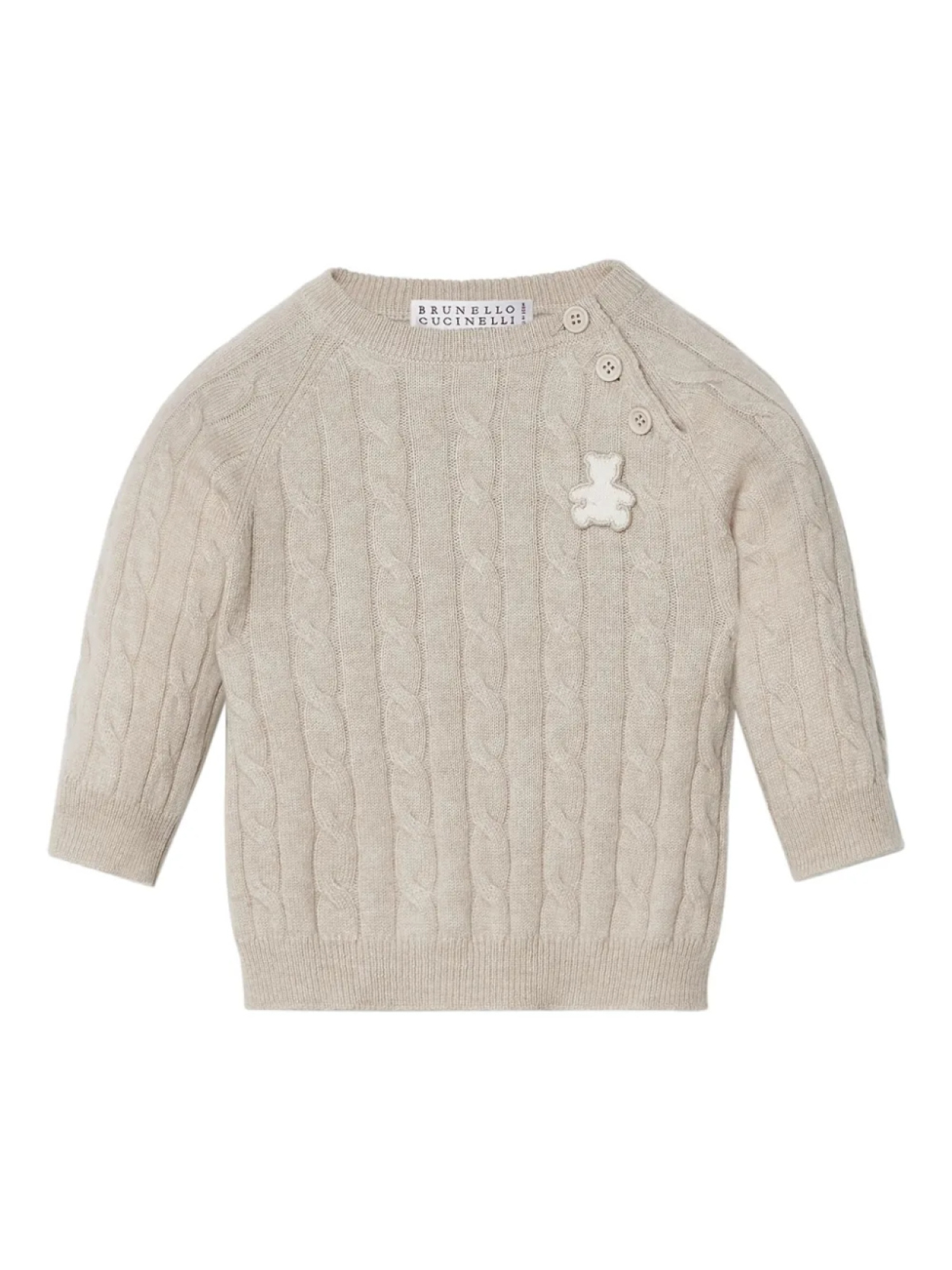 Детский джемпер из кашемира с косами от Brunello Cucinelli Brunello Cucinelli Kids, нейтральный
Детский джемпер из кашемира с косами от Brunello Cucinelli Brunello Cucinelli Kids, нейтральный