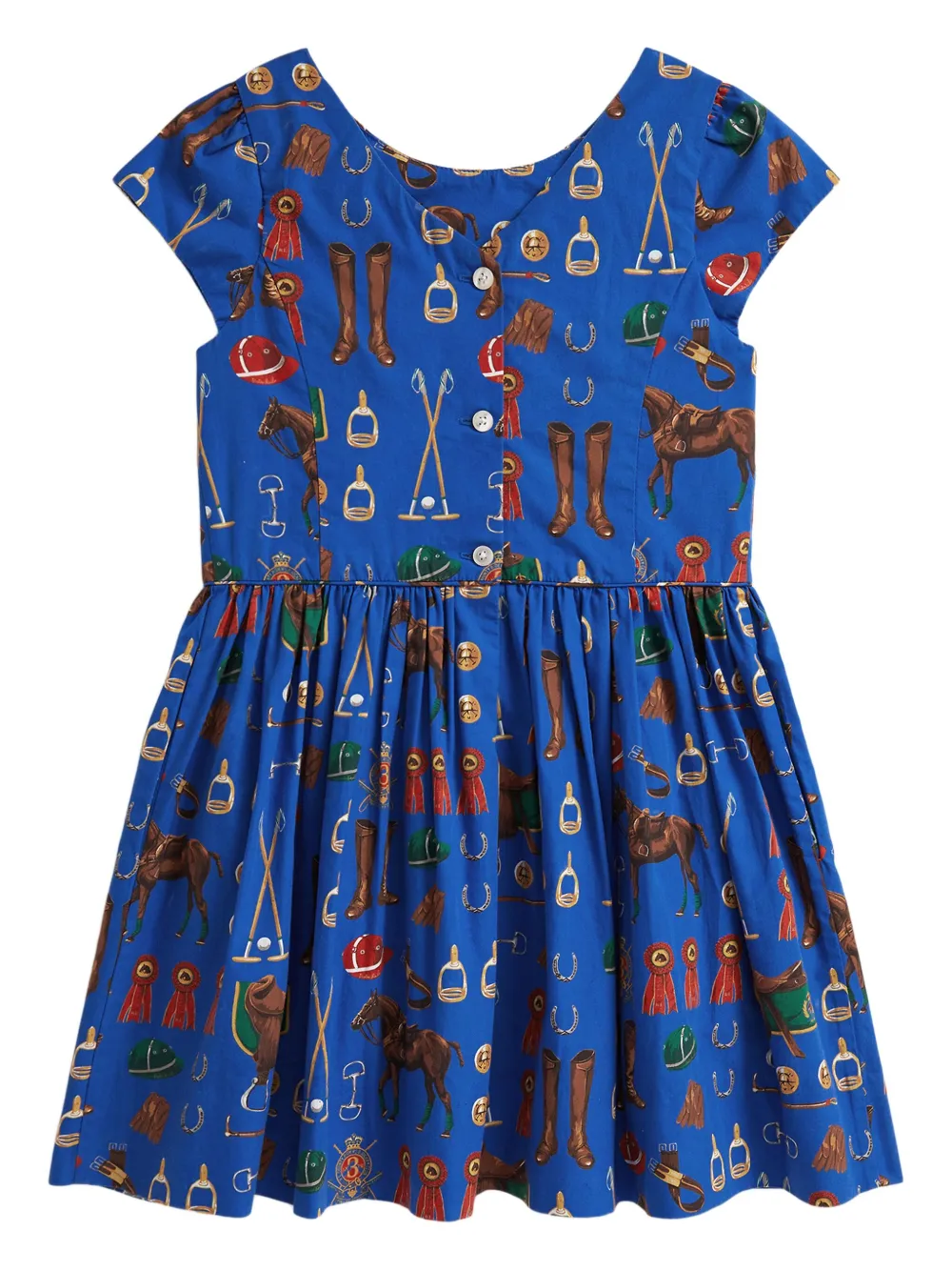 Платье мини с принтом Polo Ralph Lauren Kids, синий
Платье мини с принтом Polo Ralph Lauren Kids, синий