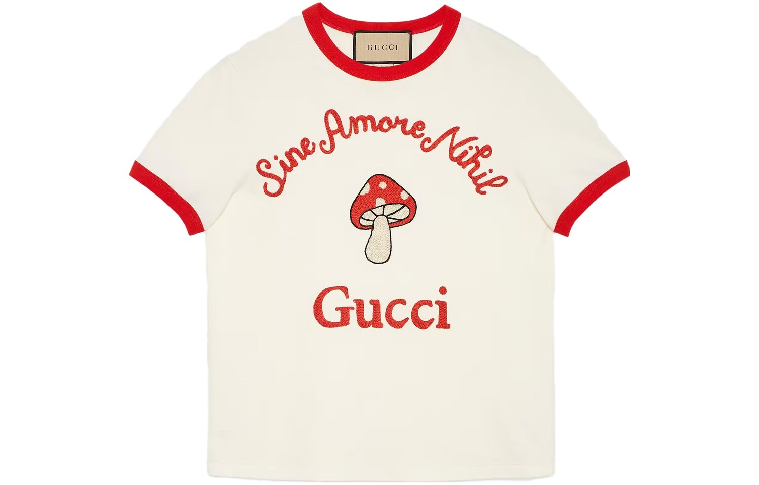 Футболка женская Gucci, светло-бежевый 
Футболка женская Gucci, светло-бежевый