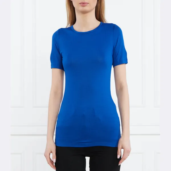 Облегающая футболка из модального шелкового топа с круглым вырезом из нержавеющей стали Calvin Klein, синий
Облегающая футболка из модального шелкового топа с круглым вырезом из нержавеющей стали Calvin Klein, синий