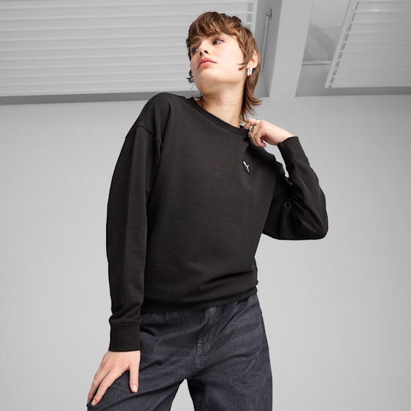 Женская комфортная толстовка Crew Puma Elevated Essentials, черный
Женская комфортная толстовка Crew Puma Elevated Essentials, черный