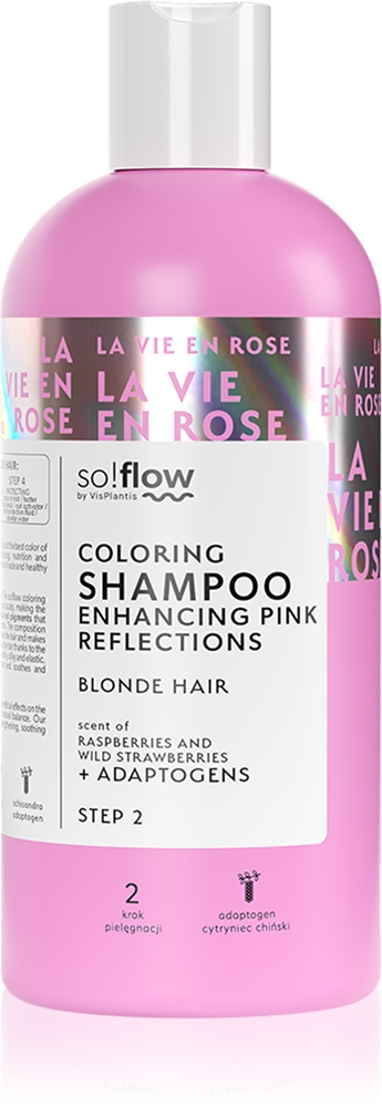 Окрашивающий шампунь для светлых волос, тонирующий шампунь для светлых волос So!Flow, atspalvis pink 300 мл
Окрашивающий шампунь для светлых волос, тонирующий шампунь для светлых волос So!Flow, atspalvis pink 300 мл