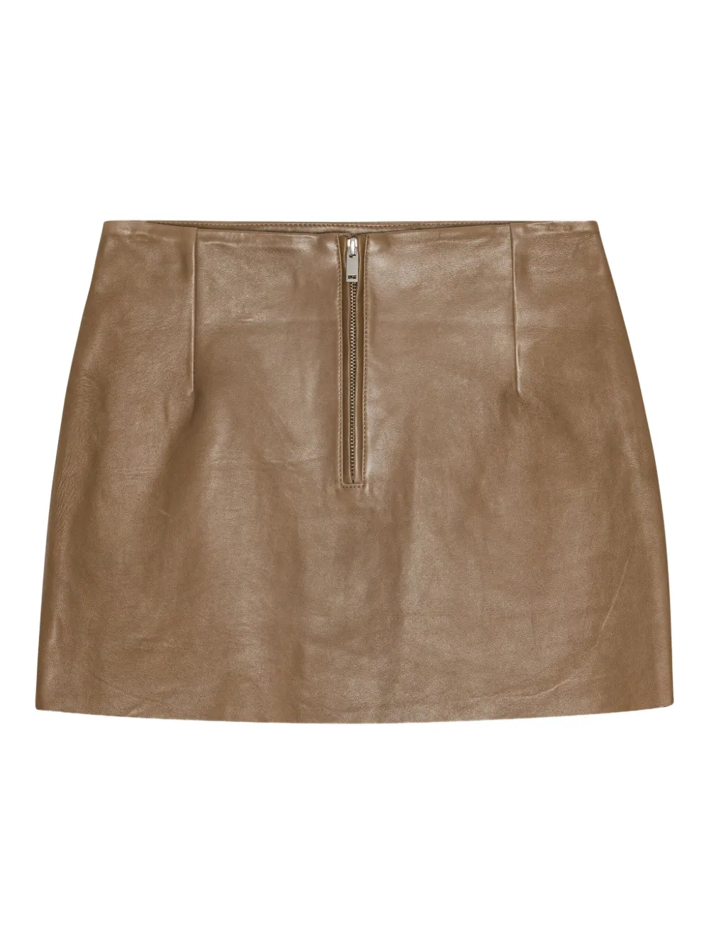 Кожаная юбка мини на молнии REMAIN, коричневый
Кожаная юбка мини на молнии REMAIN, коричневый