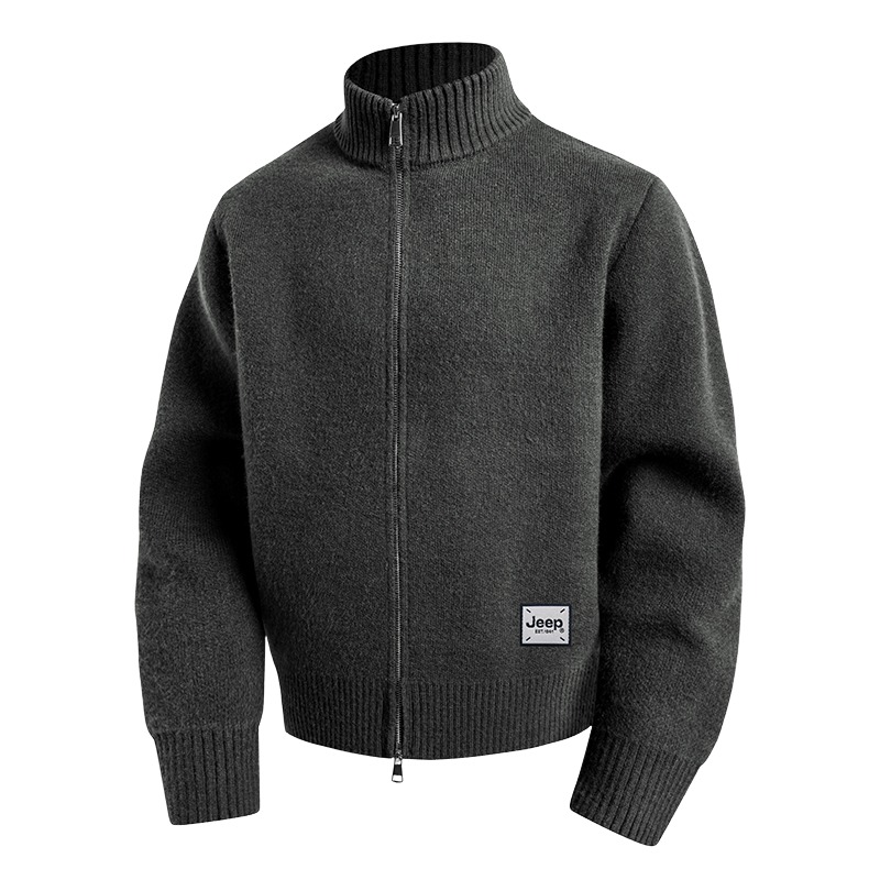 Кардиган утолщенный с воротником стойкой унисекс Jeep, mist shadow черный серый
Кардиган утолщенный с воротником стойкой унисекс Jeep, mist shadow черный серый