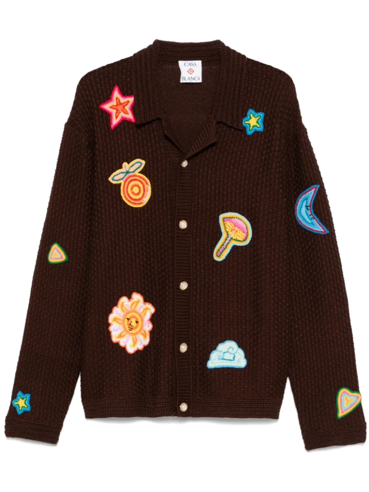 Рубашка в технике кроше Casablanca, коричневый
Рубашка в технике кроше Casablanca, коричневый