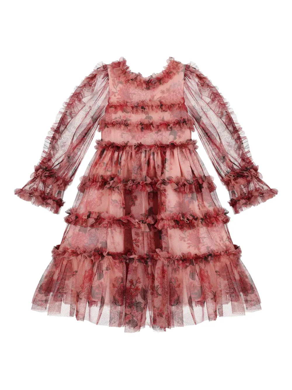 Платье с оборками и цветочным принтом Patachou, розовый
Платье с оборками и цветочным принтом Patachou, розовый