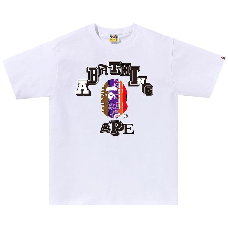 Футболка BAPE Fans Scarf College Tee, White
Футболка BAPE Fans Scarf College Tee, White