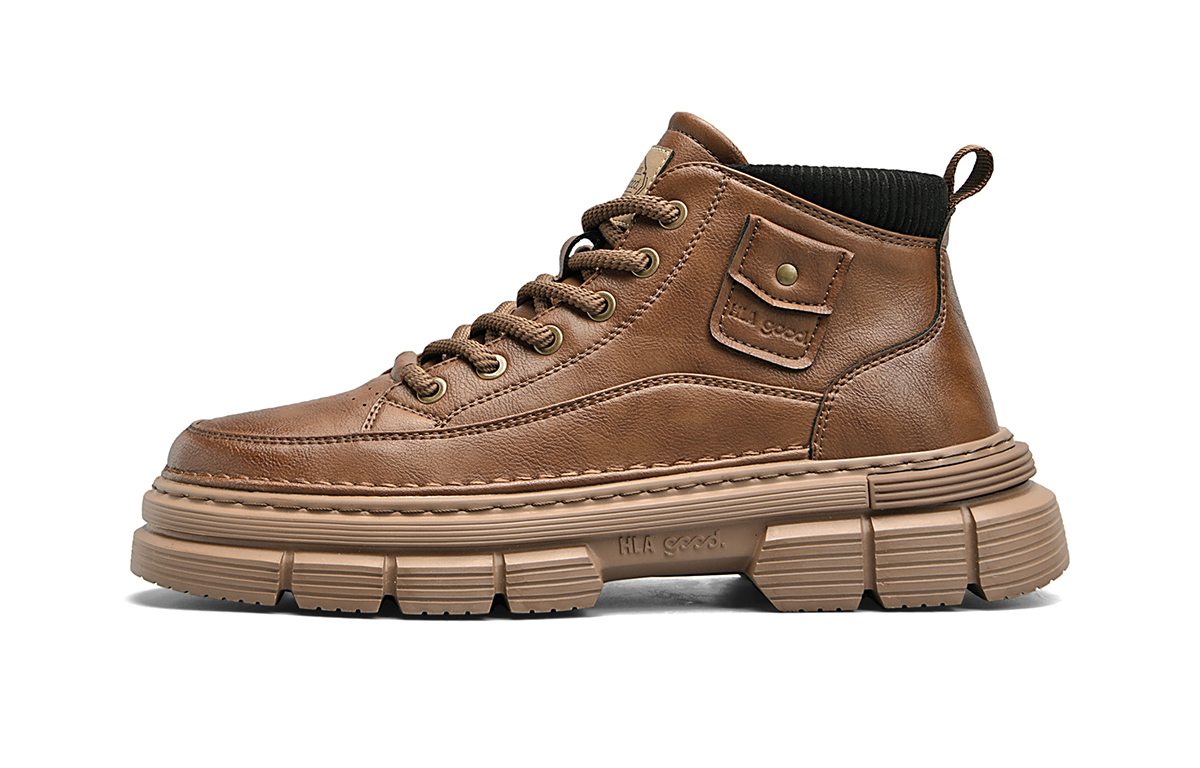 HLA Мужские ботинки Martin черные хаки, коричневые, цвет Brown
HLA Мужские ботинки Martin черные хаки, коричневые, цвет Brown