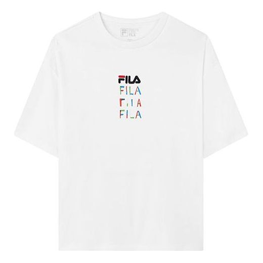 Футболка embroidered logo round neck sports short sleeve white Fila, белый
Футболка embroidered logo round neck sports short sleeve white Fila, белый