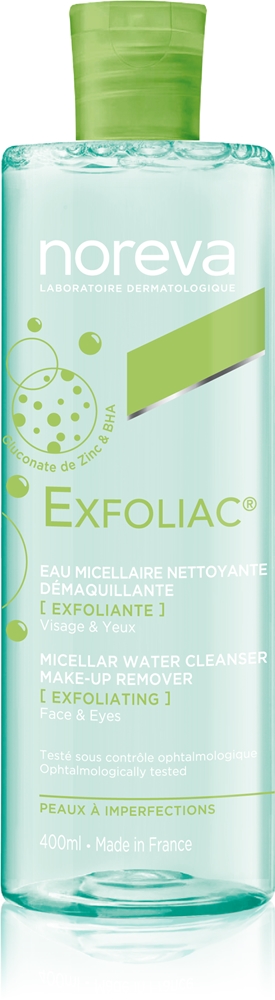 Exfoliac мицеллярная вода очищающая мицеллярная вода с отшелушивающим эффектом Noreva, 400 мл
Exfoliac мицеллярная вода очищающая мицеллярная вода с отшелушивающим эффектом Noreva, 400 мл