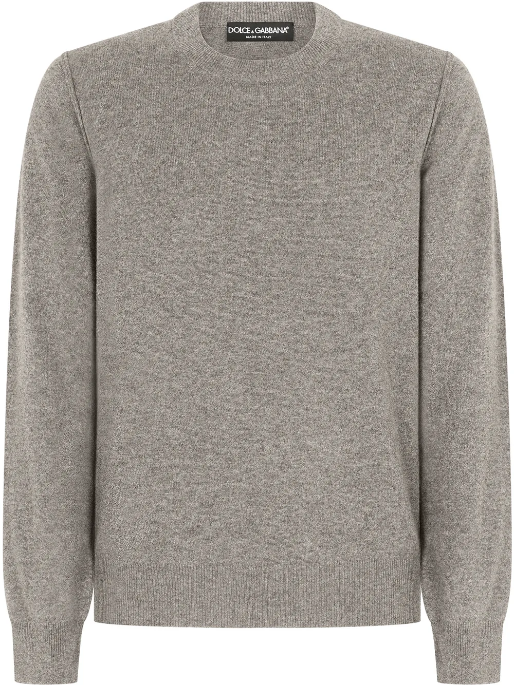Кашемировый джемпер с круглым вырезом DOLCE & GABBANA, серый
Кашемировый джемпер с круглым вырезом DOLCE & GABBANA, серый