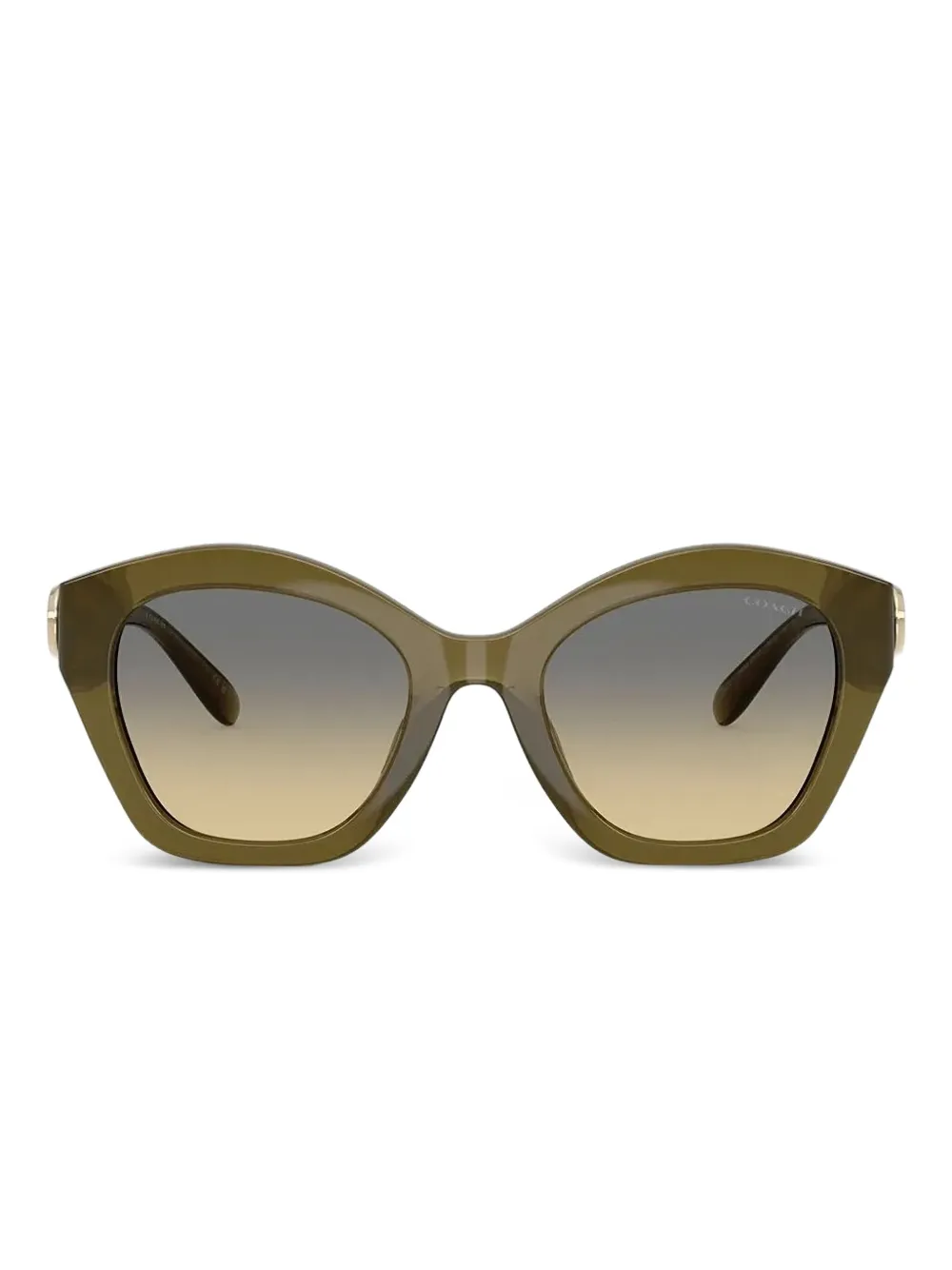 Солнцезащитные очки в геометричной оправе Coach, зеленый
Солнцезащитные очки в геометричной оправе Coach, зеленый