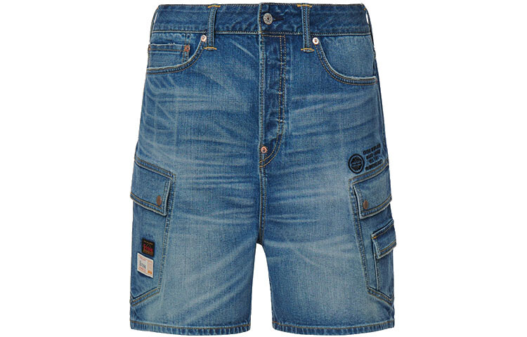 Джинсовые шорты мужские джинсовые синие Evisu, синий
Джинсовые шорты мужские джинсовые синие Evisu, синий