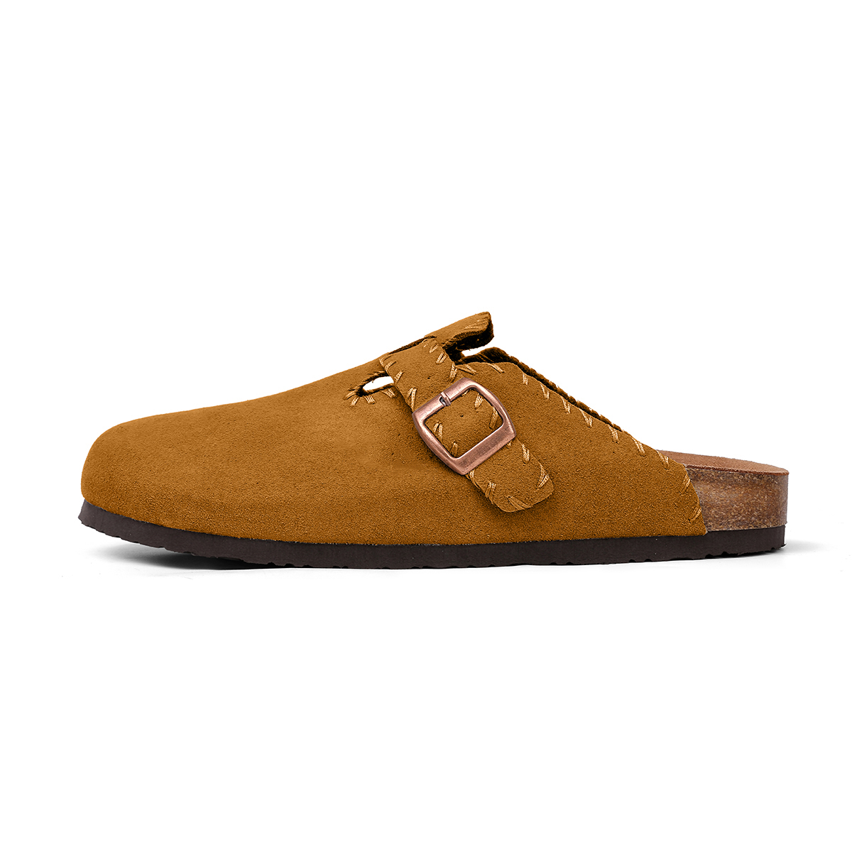 JEANSWEST Тихие, устойчивые к запаху, нескользящие закрытые тапочки унисекс желто-коричневые, цвет Yellow Brown