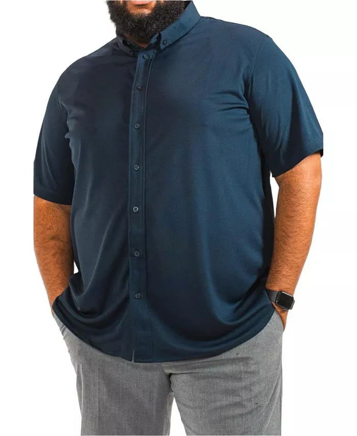 Рубашка Big & Tall Commuter с коротким рукавом на пуговицах Regent Row, синий
Рубашка Big & Tall Commuter с коротким рукавом на пуговицах Regent Row, синий