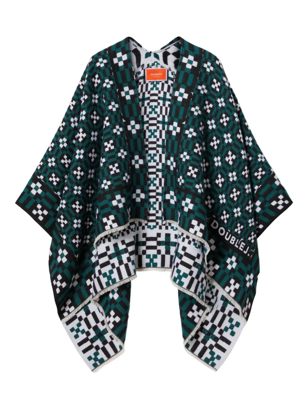 Накидка с геометрическим узором La DoubleJ, зеленый
Накидка с геометрическим узором La DoubleJ, зеленый