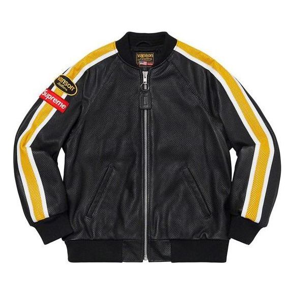 Куртка x vanson leathers perforated bomber jacket 'black yellow' Supreme, черный
Куртка x vanson leathers perforated bomber jacket 'black yellow' Supreme, черный