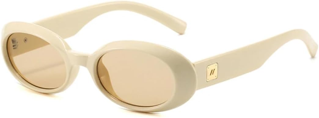 Ретро-классические маленькие овальные солнцезащитные очки для женщин, модные, с линзами цвета шампанского, защита от УФ-излучения UV400, модные для мужчин, с заклепками TYUVIVO, Beige Champagne
Ретро-классические маленькие овальные солнцезащитные очки для женщин, модные, с линзами цвета шампанского, защита от УФ-излучения UV400, модные для мужчин, с заклепками TYUVIVO, Beige Champagne