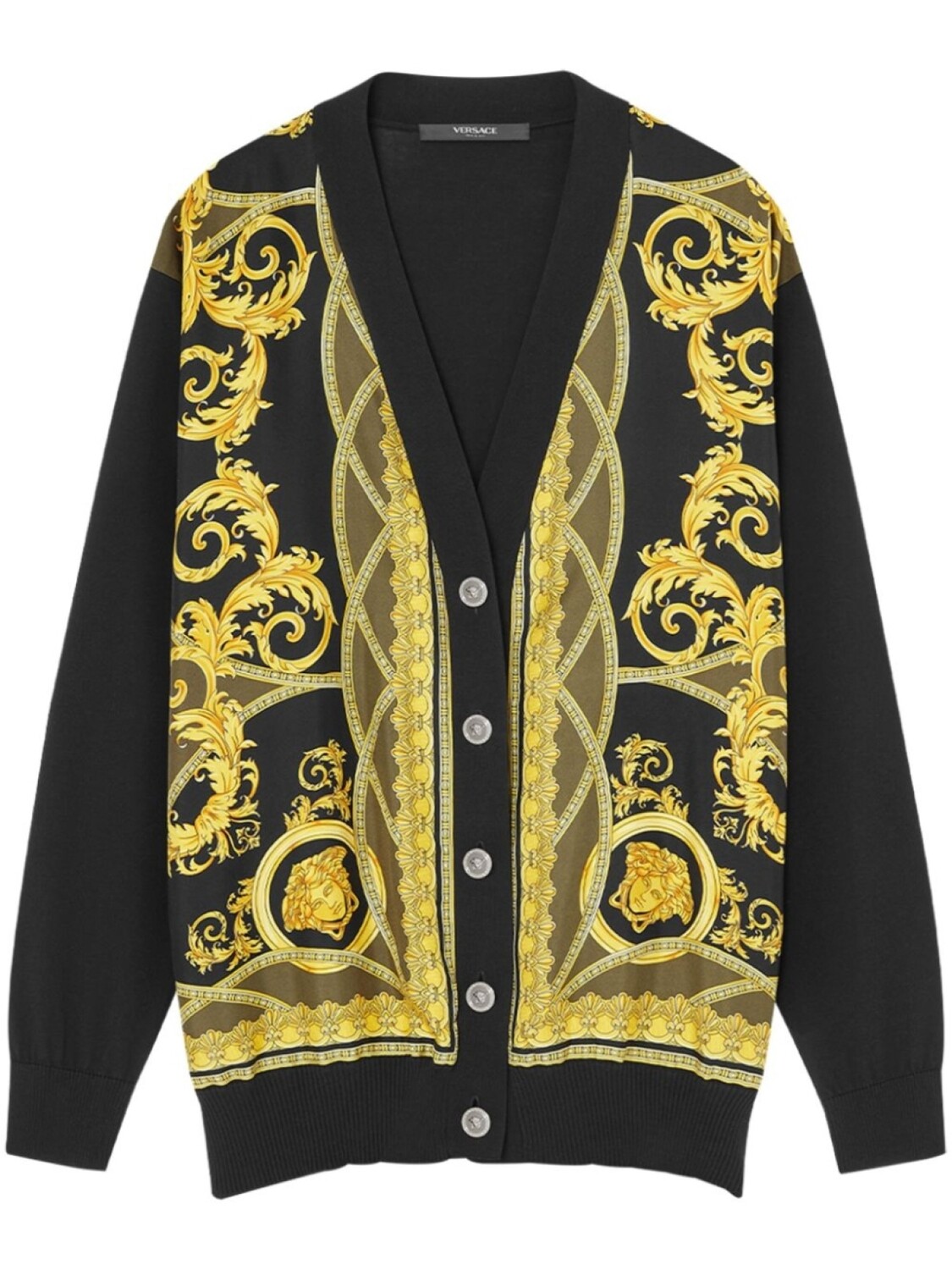 Versace кардиган с принтом Barocco, черный
Versace кардиган с принтом Barocco, черный