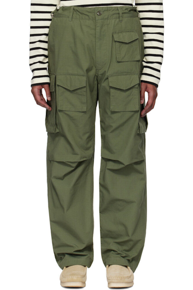 Брюки-карго цвета хаки FA Engineered Garments
Брюки-карго цвета хаки FA Engineered Garments