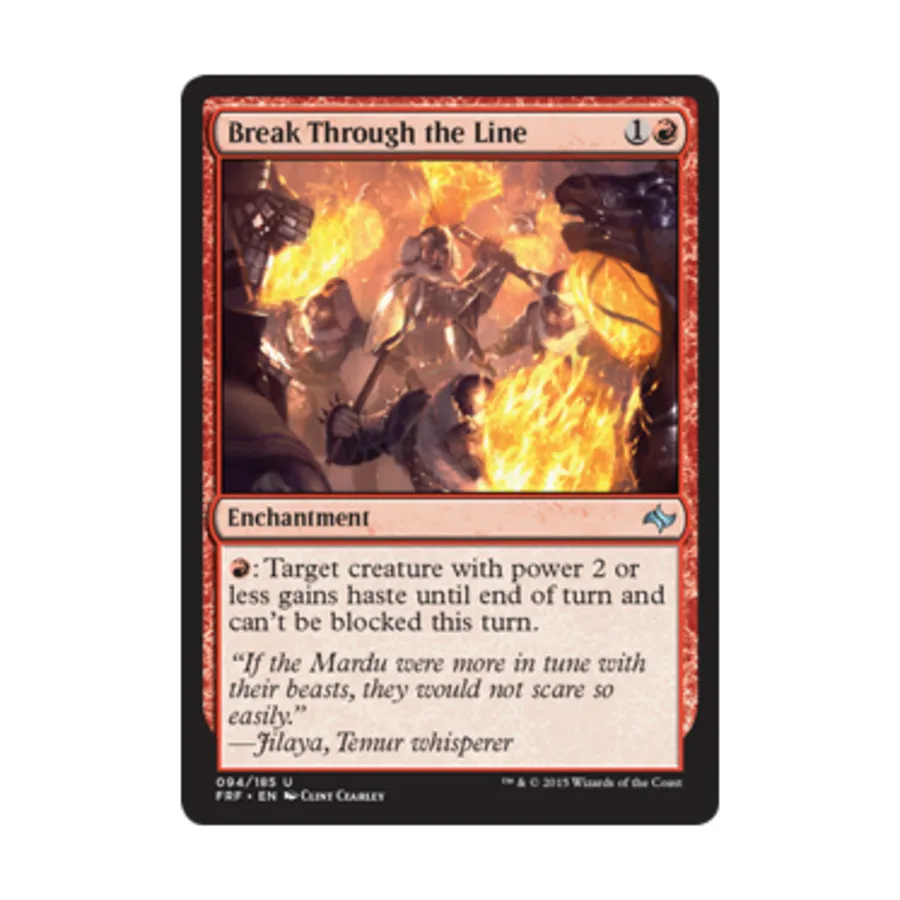 CCG Прорваться через линию (U), MTG - Fate Reforged
CCG Прорваться через линию (U), MTG - Fate Reforged
