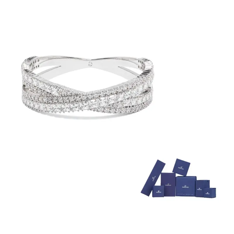 Браслет Hyperbola с манжетой Swarovski, серебро
Браслет Hyperbola с манжетой Swarovski, серебро