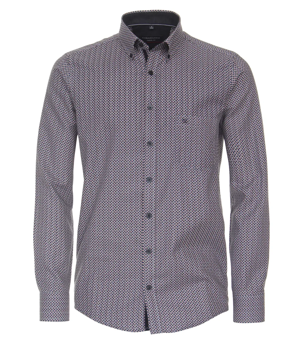 Рубашка CASAMODA с длинными рукавами "CASAMODA повседневная рубашка с принтом", красный
Рубашка CASAMODA с длинными рукавами "CASAMODA повседневная рубашка с принтом", красный