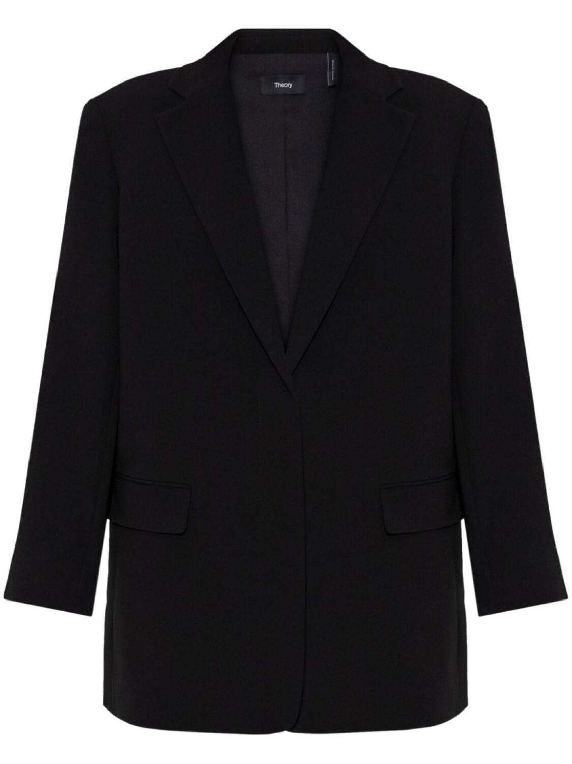 Блейзер из крепа Theory, черный
Блейзер из крепа Theory, черный