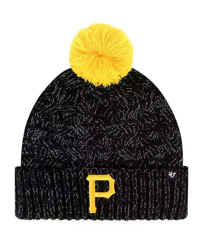 Женская черная вязаная шапка с манжетами и помпоном '47 Pittsburgh Pirates '47 Brand, черный
Женская черная вязаная шапка с манжетами и помпоном '47 Pittsburgh Pirates '47 Brand, черный