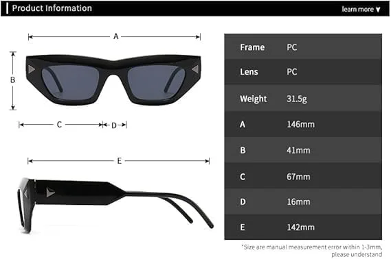 Солнцезащитные очки для мужчин и женщин - защита UV400 - маленькие линзы "кошачий глаз" ярких цветов для занятий спортом на открытом воздухе и вождения QWBSER, Yellow
Солнцезащитные очки для мужчин и женщин - защита UV400 - маленькие линзы "кошачий глаз" ярких цветов для занятий спортом на открытом воздухе и вождения QWBSER, Yellow