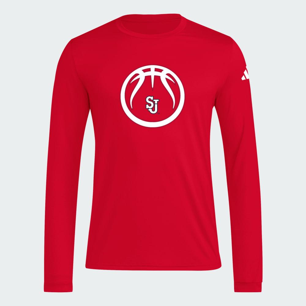 Футболка Adidas St. John's Basketball Long Sleeve Tee, цвет Team Power Red/Ncaa-Stj-733
Футболка Adidas St. John's Basketball Long Sleeve Tee, цвет Team Power Red/Ncaa-Stj-733