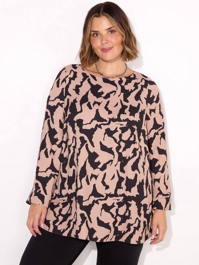 Топ-туника с разрезом на шее с абстрактным принтом Live Unlimited, цвет Black/Blush
Топ-туника с разрезом на шее с абстрактным принтом Live Unlimited, цвет Black/Blush