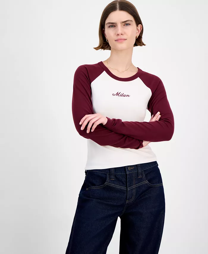 Футболка с круглым вырезом и длинными рукавами реглан для юниоров Hippie Rose, белый
Футболка с круглым вырезом и длинными рукавами реглан для юниоров Hippie Rose, белый