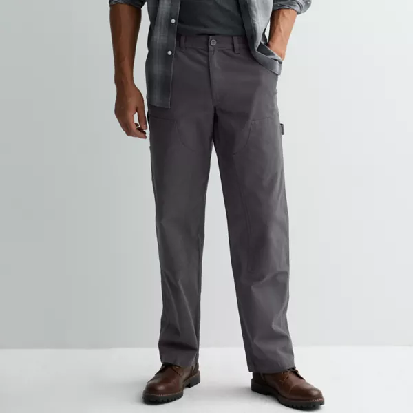 Мужские плотницкие брюки прямого кроя из парусины Sonoma Goods For Life, цвет dark grey
Мужские плотницкие брюки прямого кроя из парусины Sonoma Goods For Life, цвет dark grey