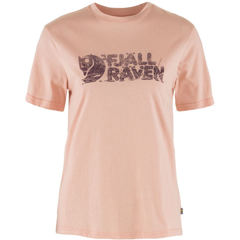 Женская футболка с пышным логотипом Fjällräven, розовый
Женская футболка с пышным логотипом Fjällräven, розовый