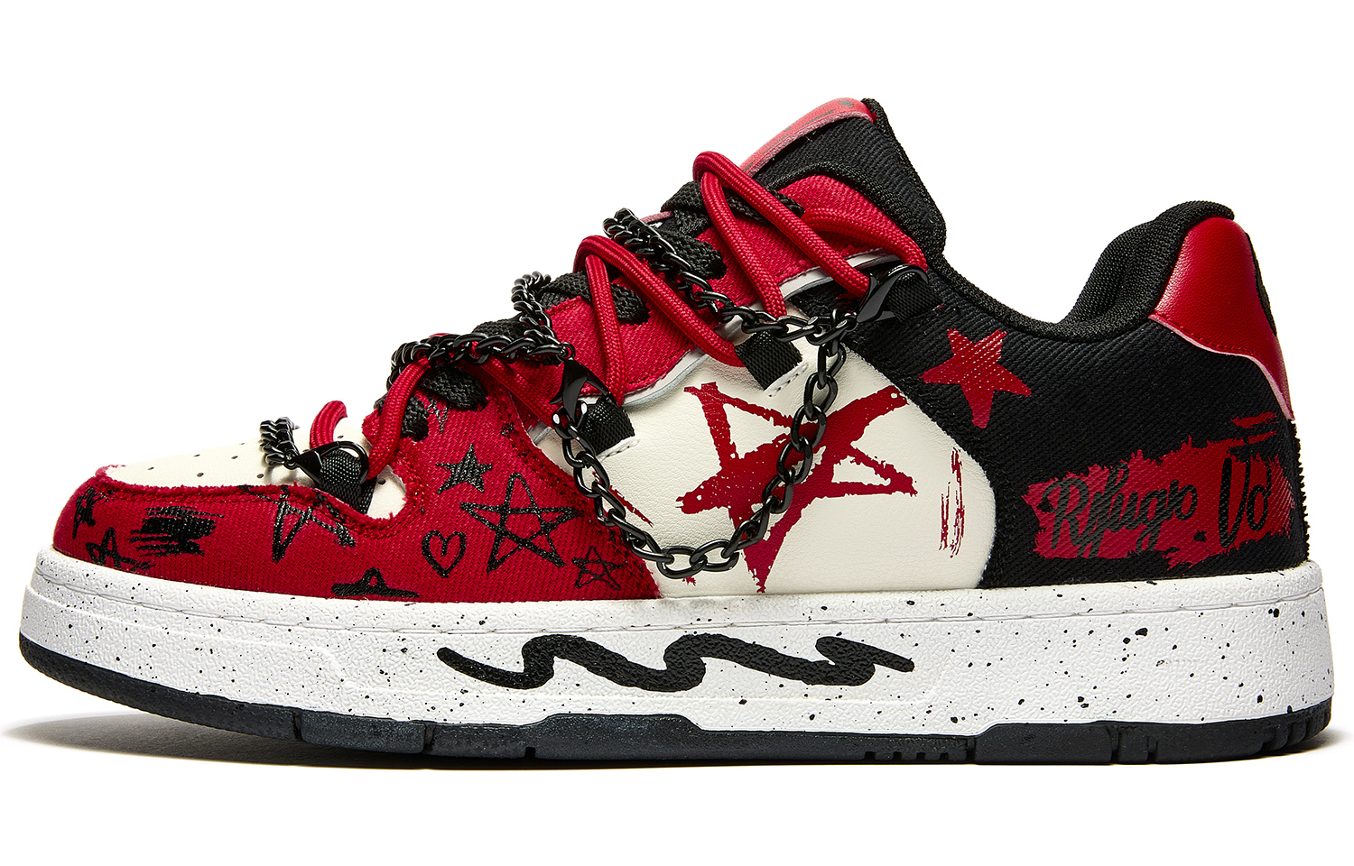 RIFUGIO VO' Низкие скейтерские кроссовки унисекс черно-красные, цвет Black Red
RIFUGIO VO' Низкие скейтерские кроссовки унисекс черно-красные, цвет Black Red