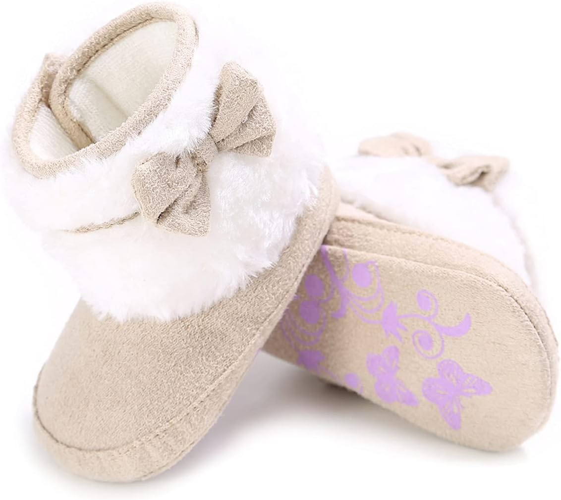 COSANKIM Ботинки Мягкая Нескользящая Подошва Теплые Зимние Снежные Ботиночки Малыш Детская Обувь для Первых Шагов, бежевый
COSANKIM Ботинки Мягкая Нескользящая Подошва Теплые Зимние Снежные Ботиночки Малыш Детская Обувь для Первых Шагов, бежевый