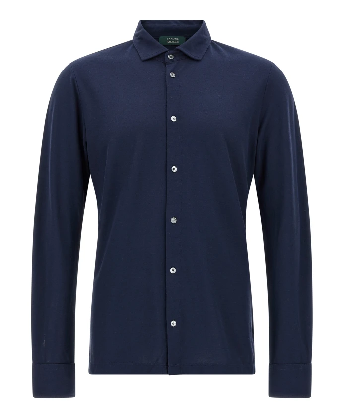 Рубашка из ледяного хлопка Zanone, синий
Рубашка из ледяного хлопка Zanone, синий